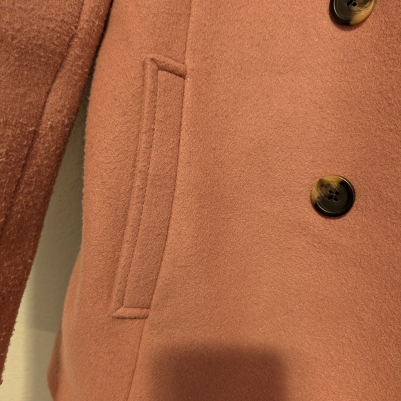 Women's Peacoat size medium, Mauve/Pink - Picture 3 of 5